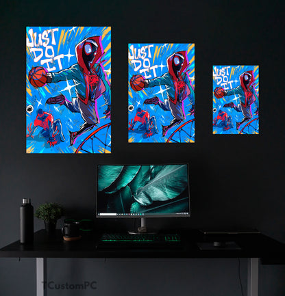 Pintura de Miles Morales de SP