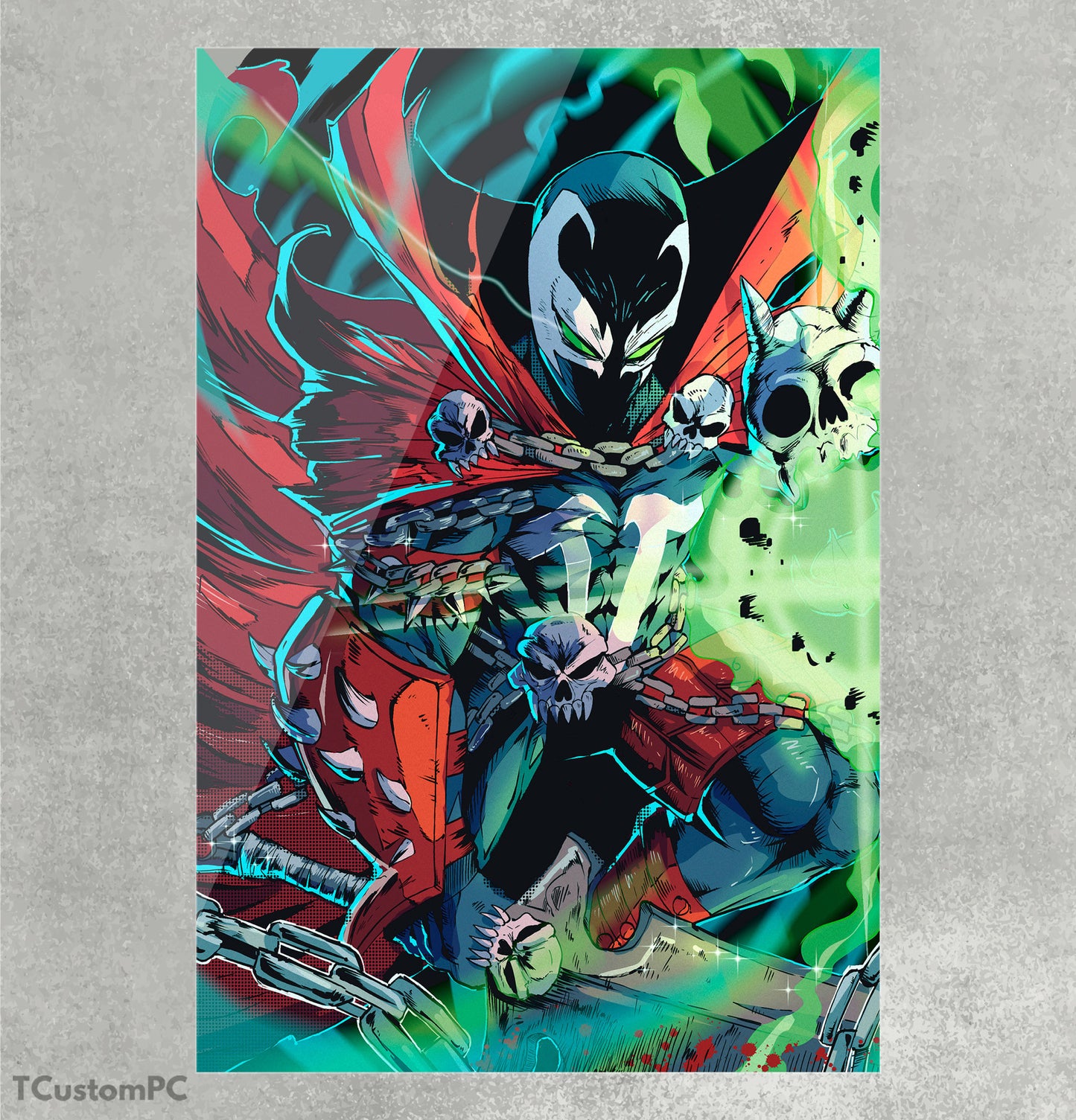 SPAWN comic character painting