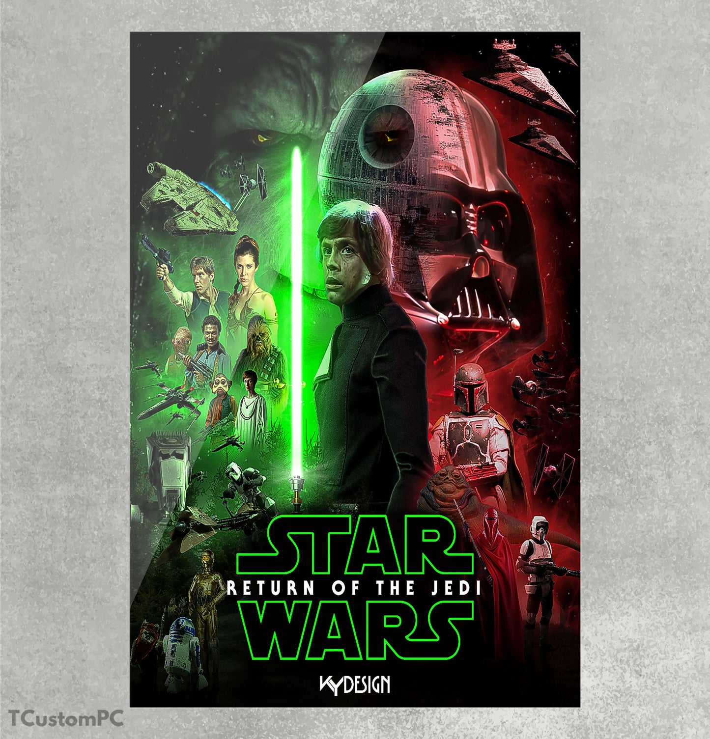 SW Return of the Jedi painting - KY