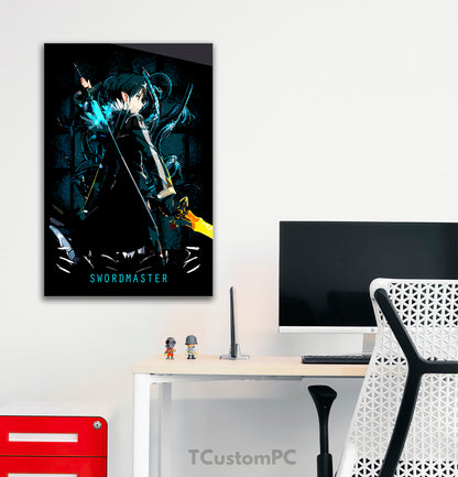 SWORDMASTER1 Sword Art Online Kirito painting