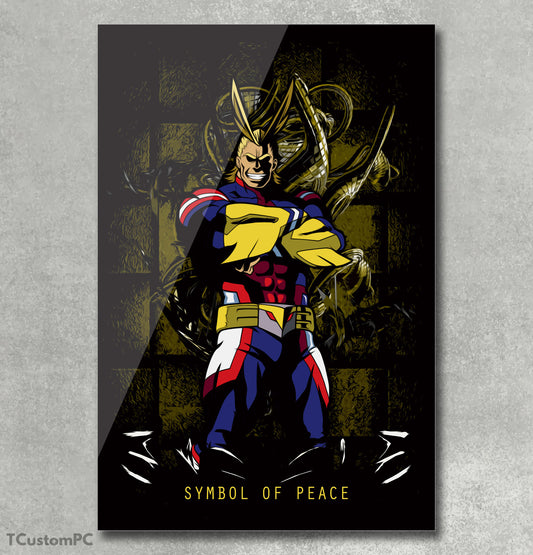 SYMBOL OF PEACE All Might painting