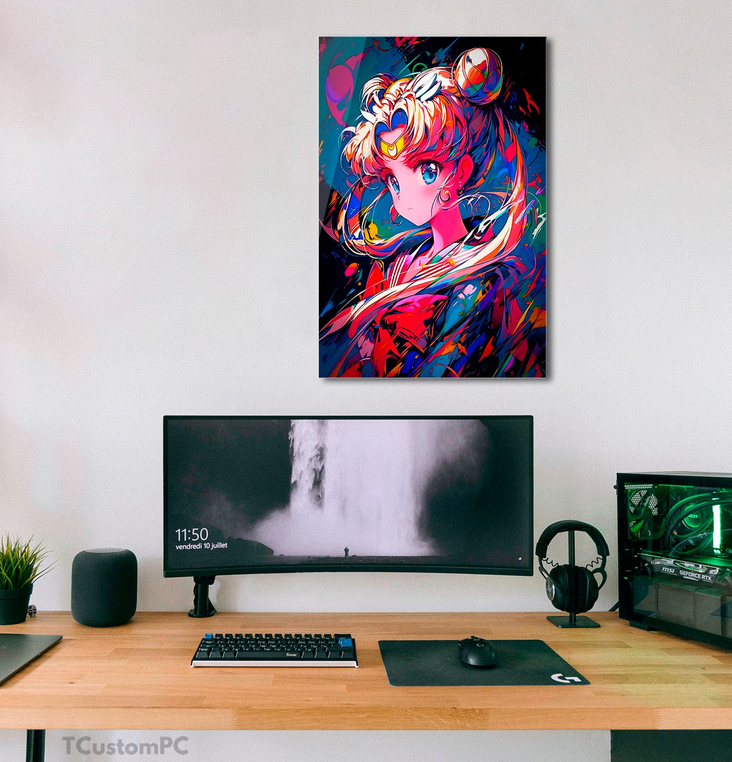 Wall Art Sailor Moon Colorful