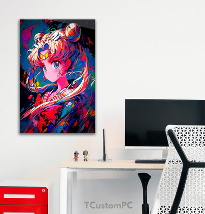 Wall Art Sailor Moon Colorful