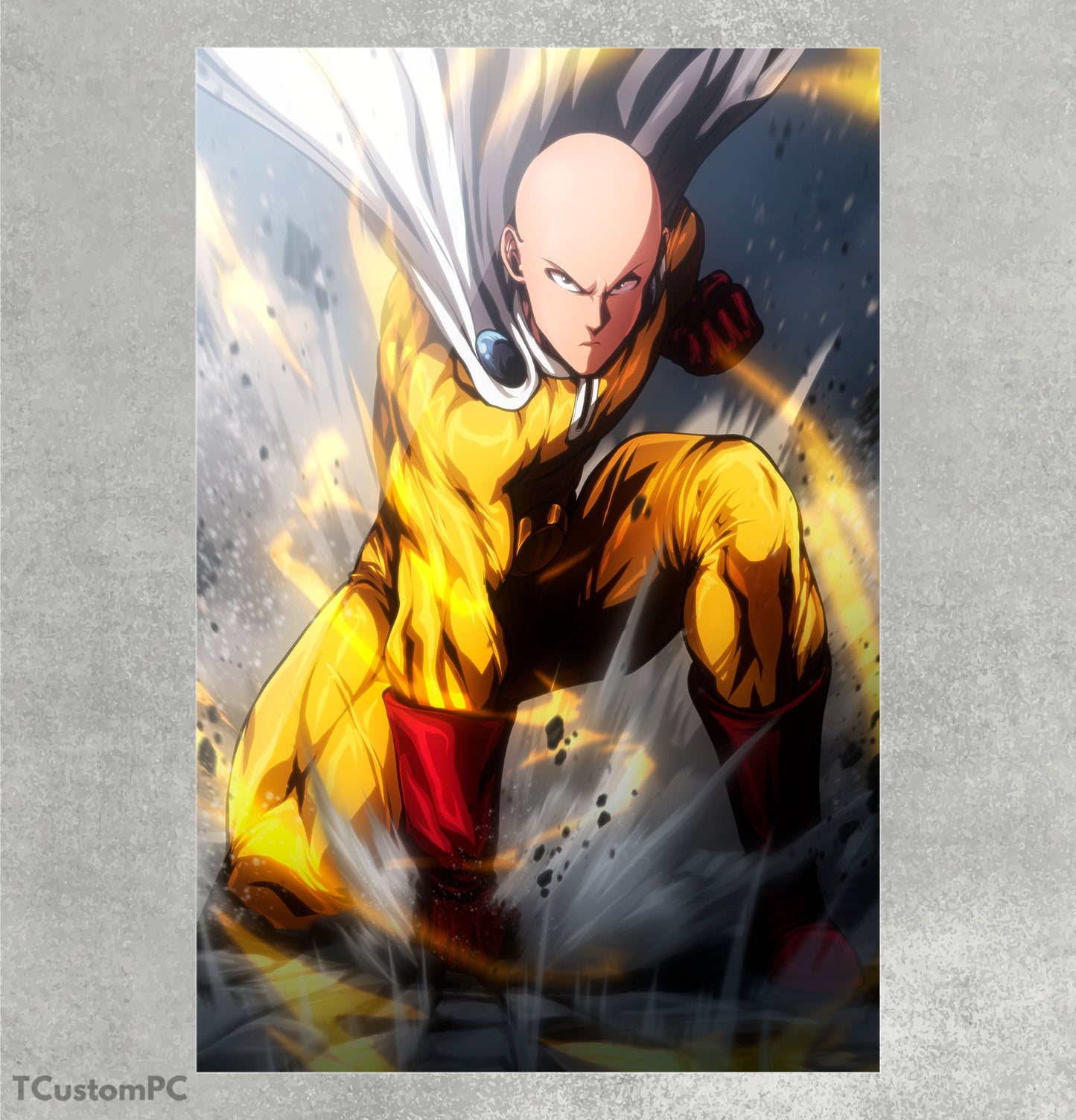 Pintura de Saitama OP-Man