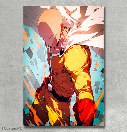 Pintura de Saitama One Punch-Man