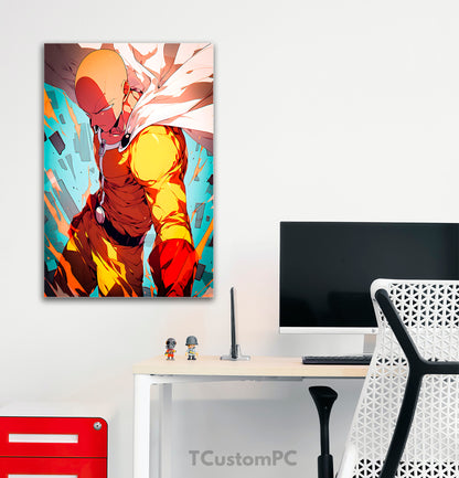 Pintura de Saitama One Punch-Man