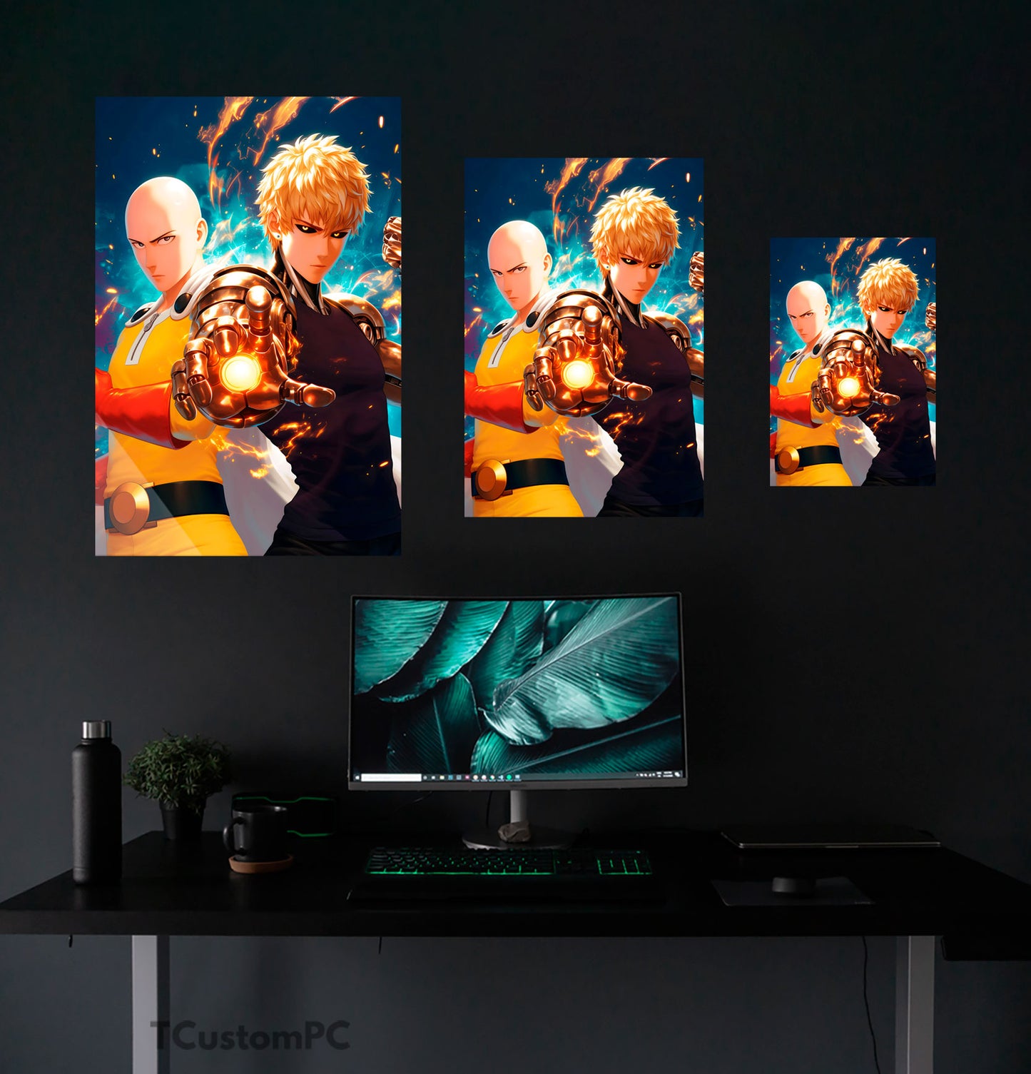 Saitama X Genos painting