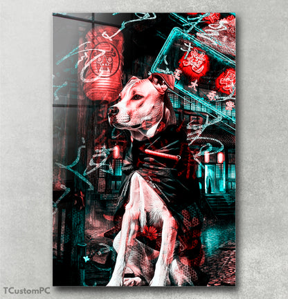 Pintura Samurai Dog B