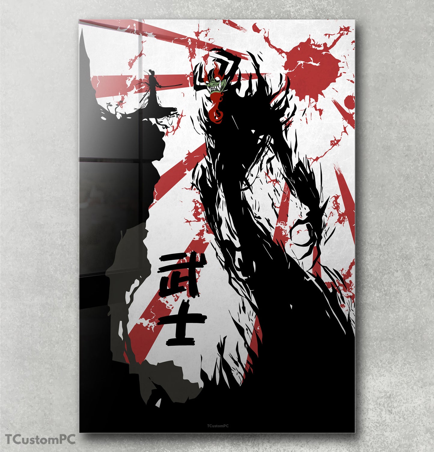 Samurai Jack Pintura de estilo japonês