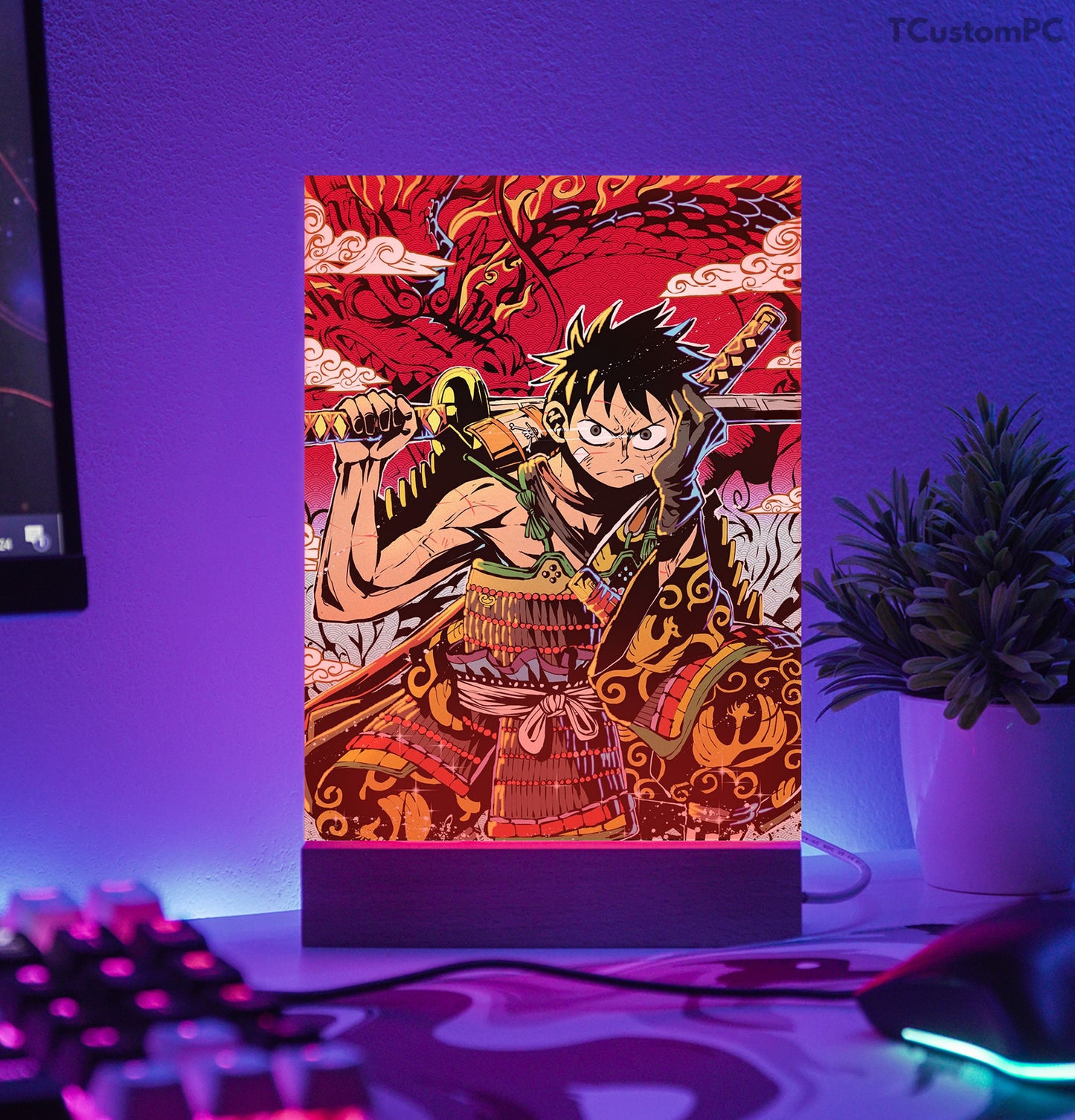 TC-Lamp Samurai Luffy One Piece