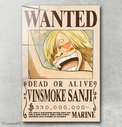 Vinsmoke Sanji queria pintura de recompensa