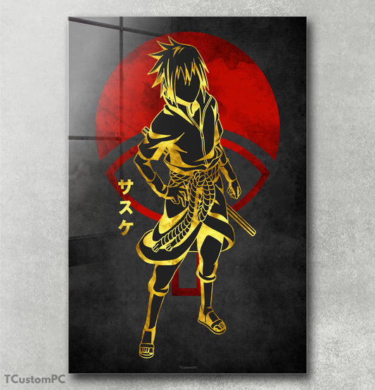 Cuadro Sasuke 2 Red Golden