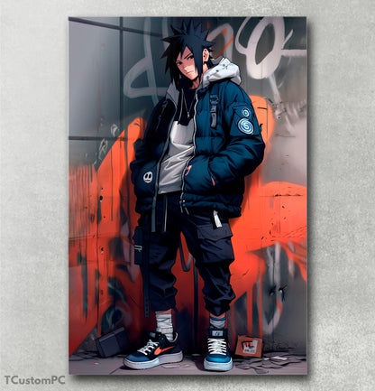 Cuadro Sasuke Streetwear