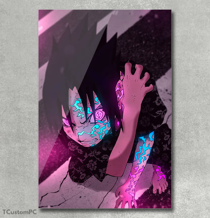 Pintura de Sasuke Uchiha Naruto