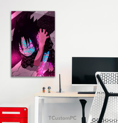 Pintura de Sasuke Uchiha Naruto