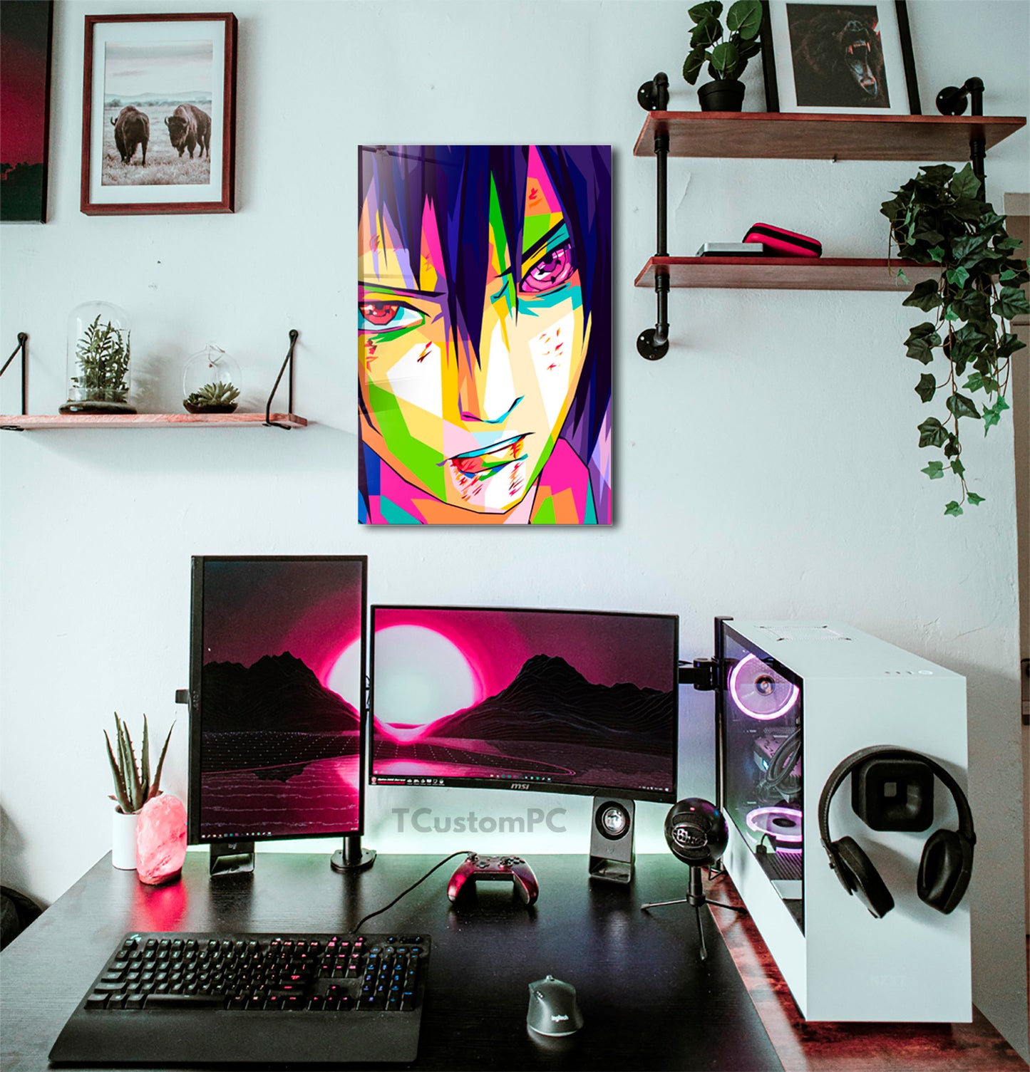 Sasuke Uchiha painting