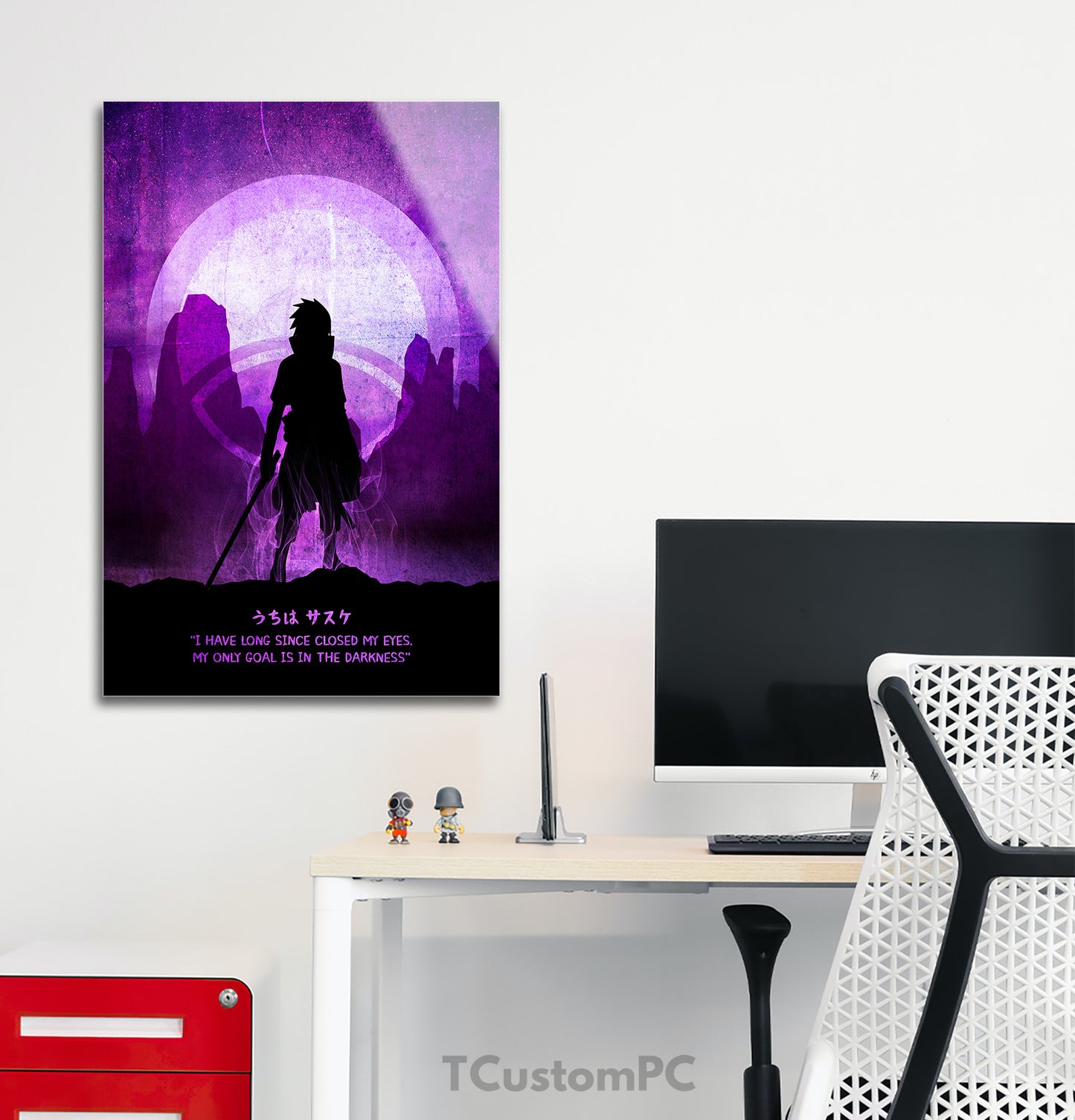 Cuadro Sasuke Silhouette Moon