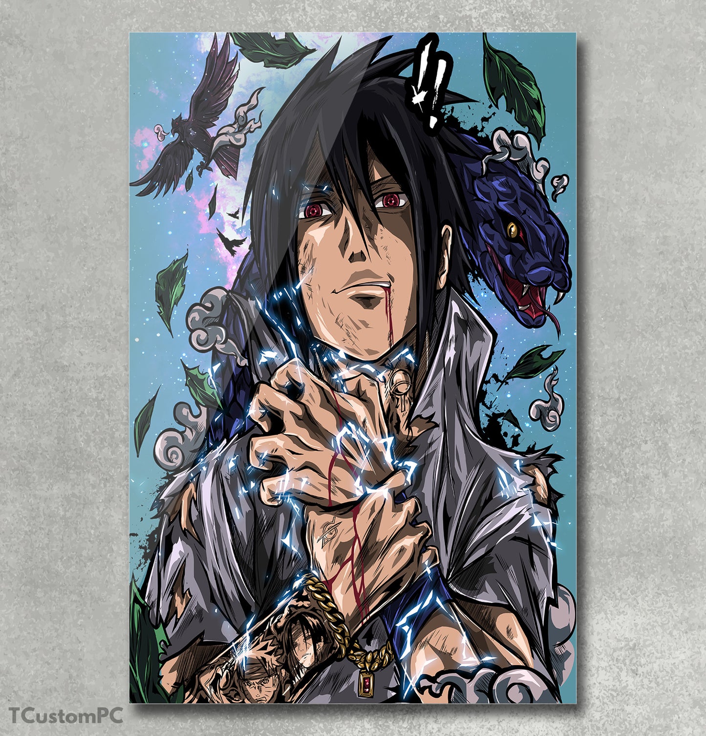 Wall Art de "Sasuke", Naruto