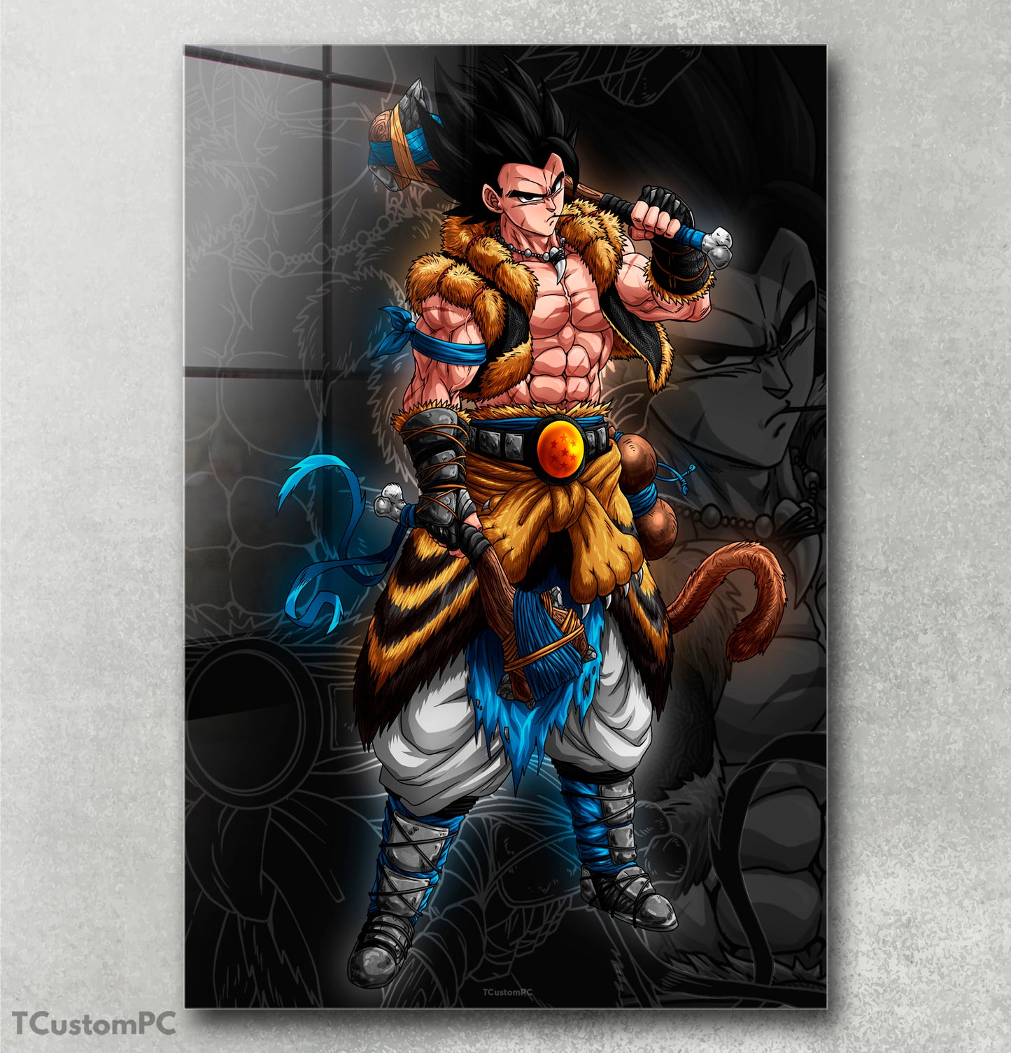 Wall Art Savage Gogeta