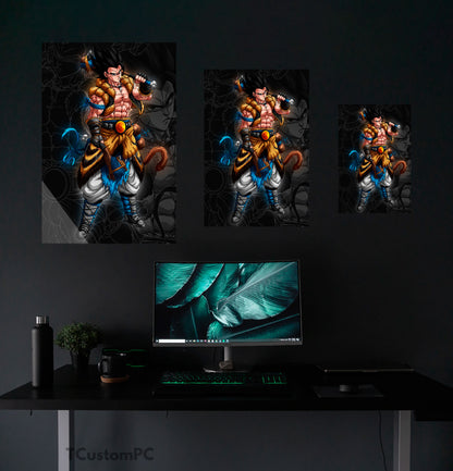 Wall Art Savage Gogeta