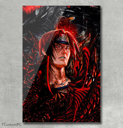 Pintura de Itachi Sombras do Mundo