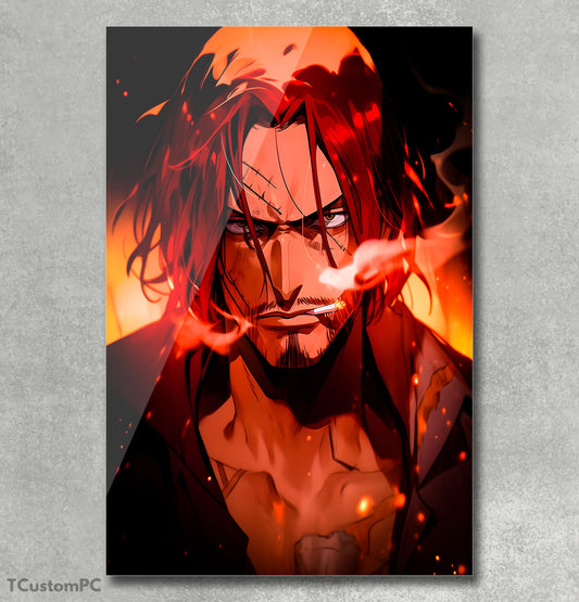 Shanks One Piece painting