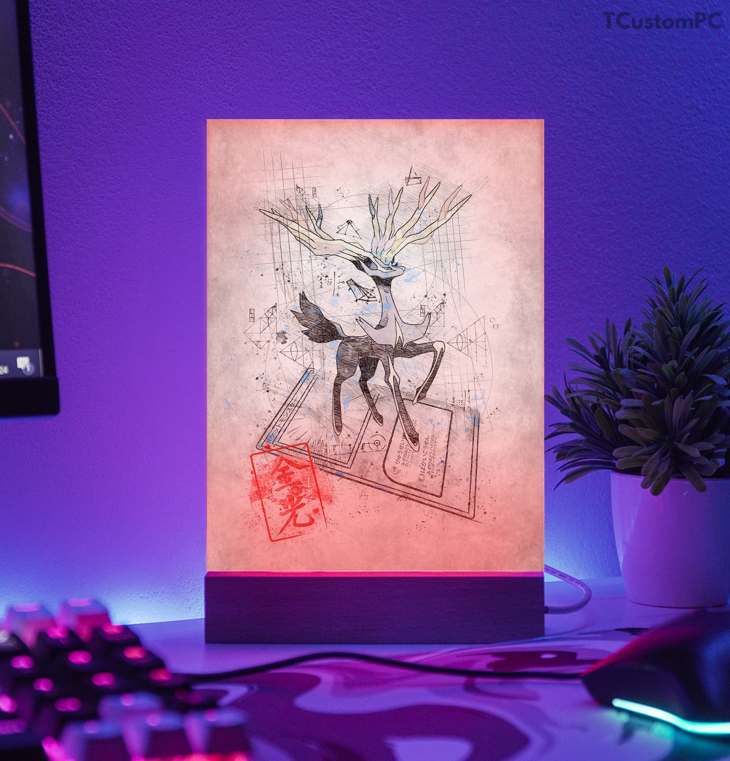 TC-Lamp Sketch Card 15 Xerneas