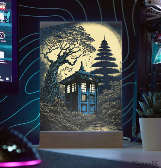 TC-Lamp Caveira tardis The Doctor Who