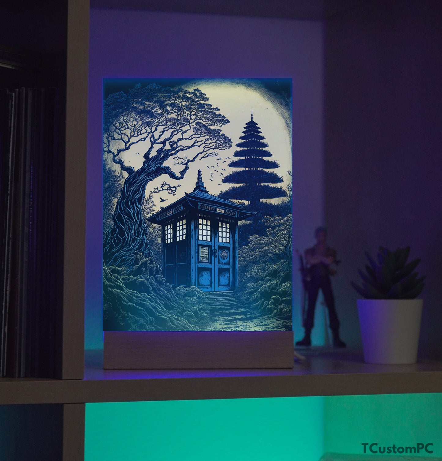 TC-Lamp Caveira tardis The Doctor Who