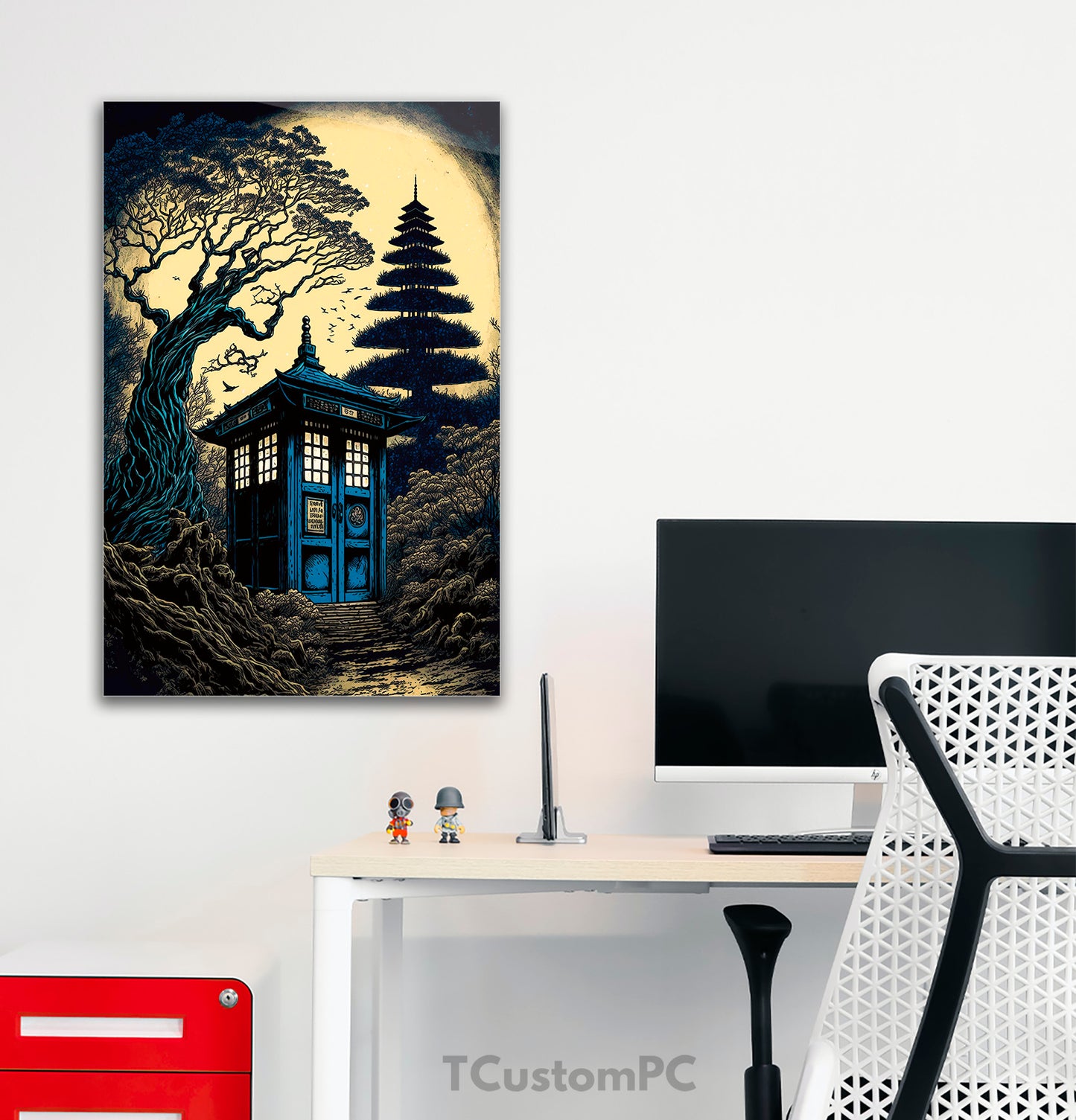 Caveira tardis O quadro Doctor Who