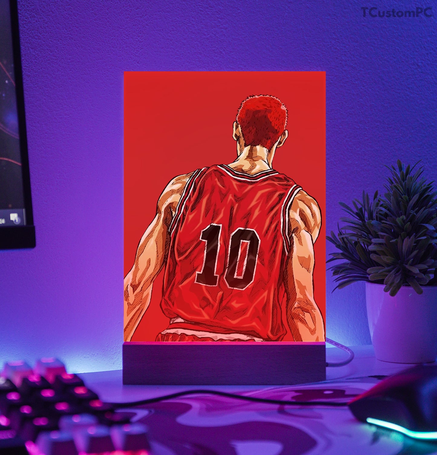 TC-Lamp Slam Dunk Hanamichi Sakuragi vector