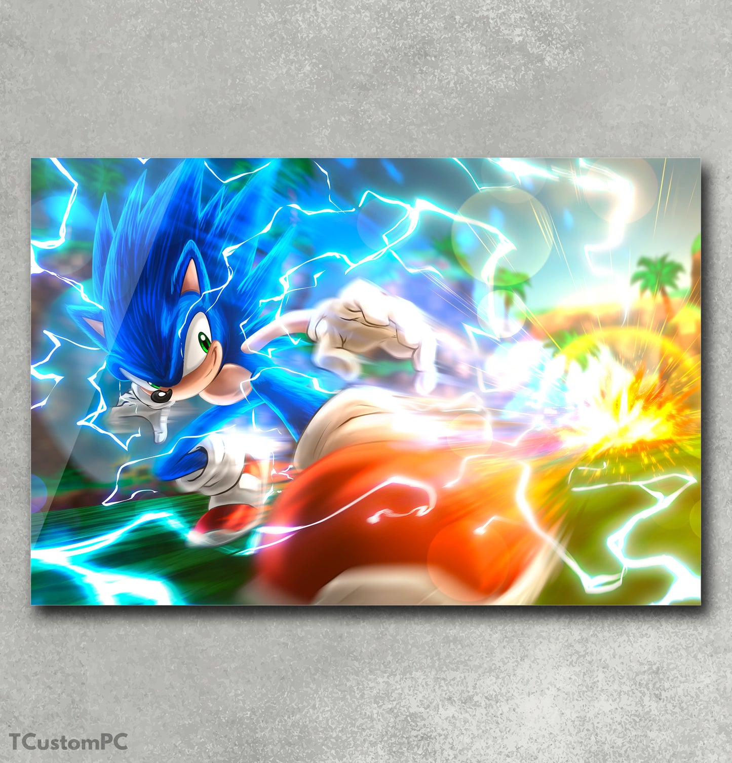 Wall Art Sonic Speed fast