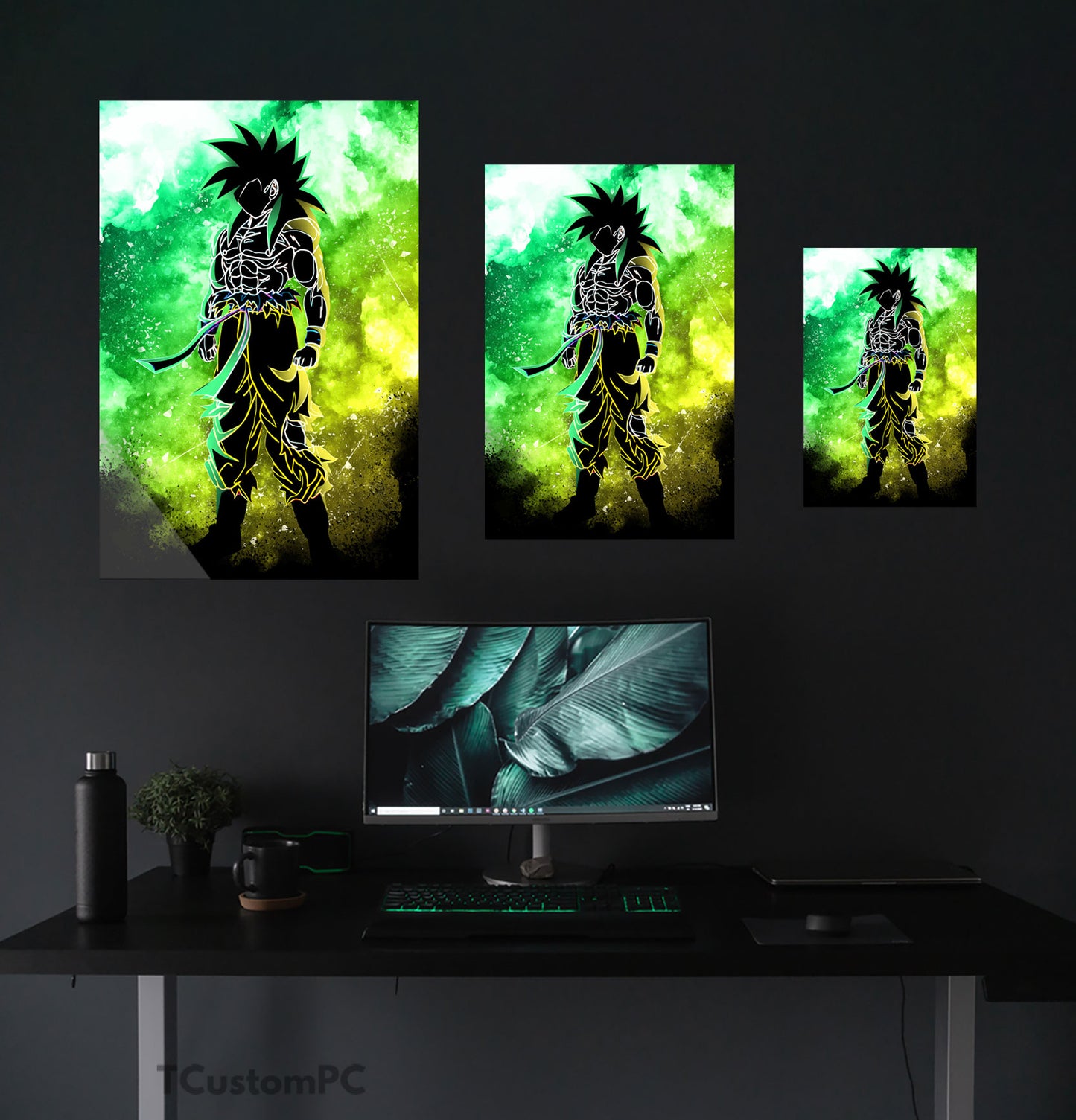 Pintura da alma de Broly Saiyan