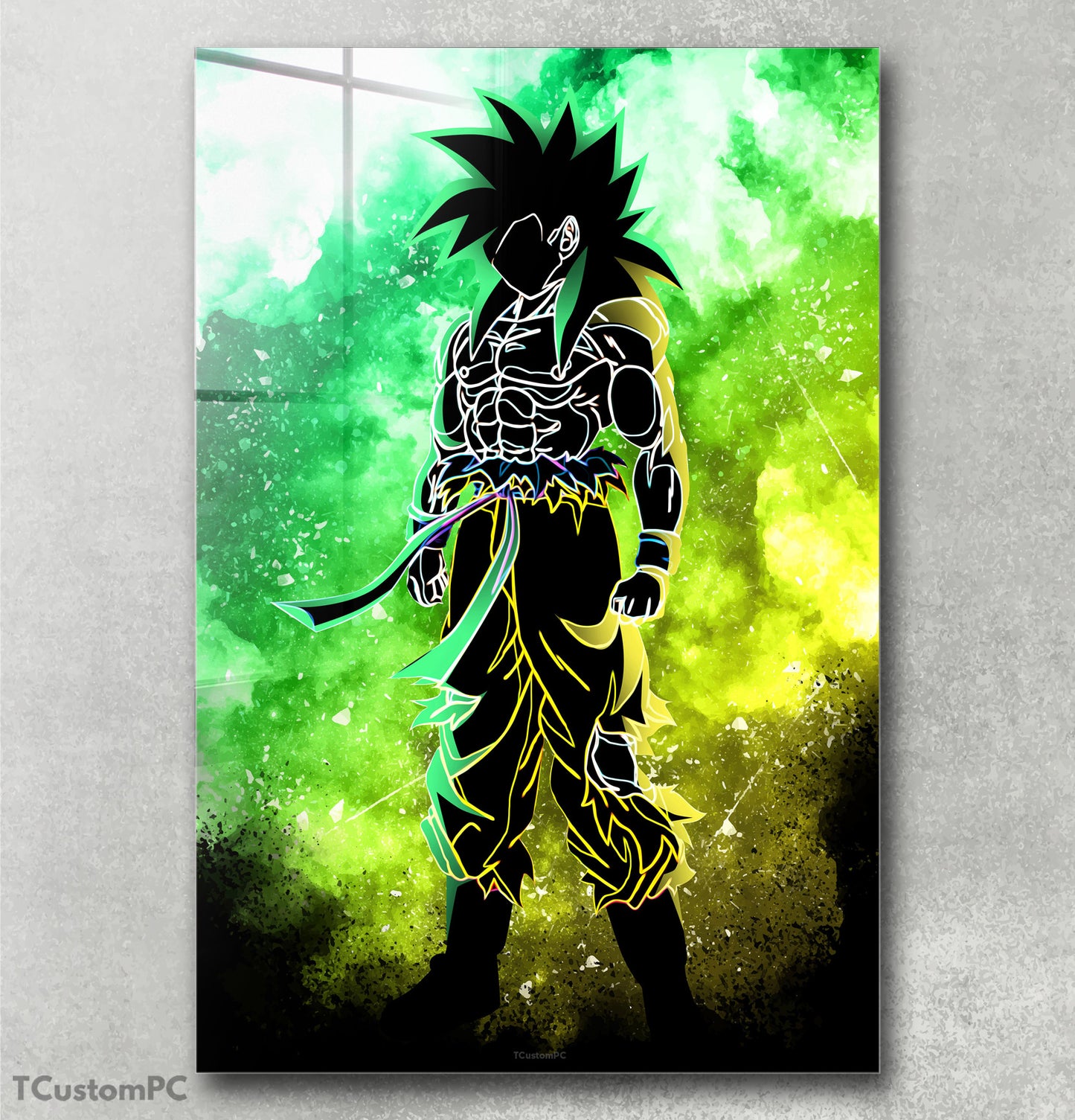 Pintura da alma de Broly Saiyan