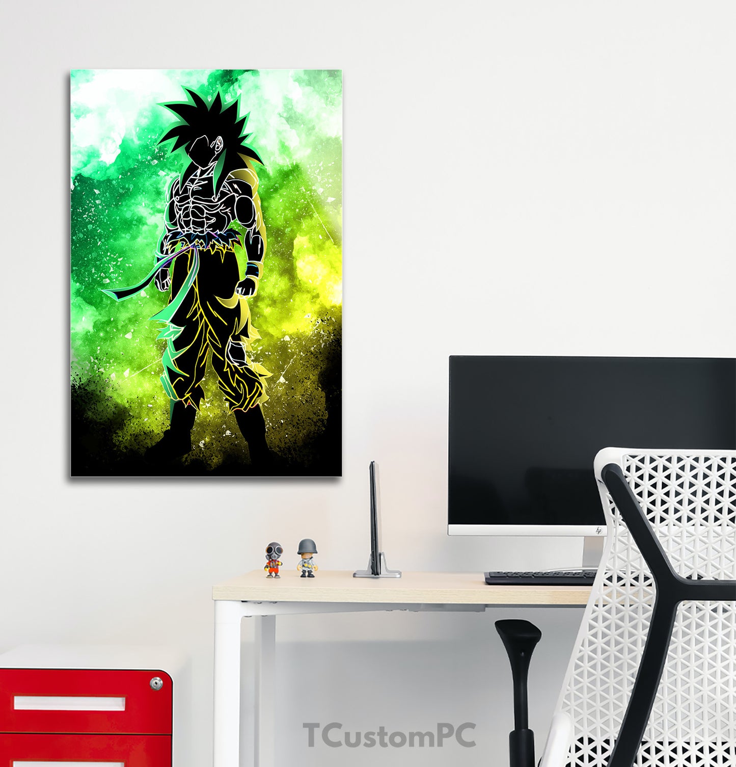 Pintura da alma de Broly Saiyan