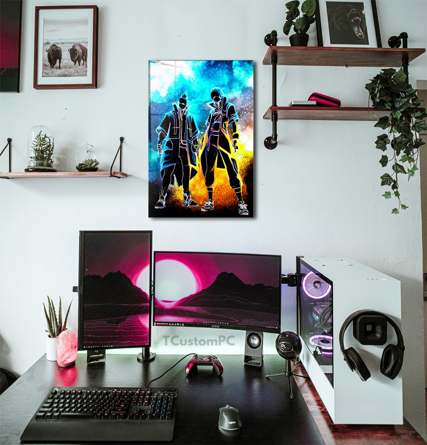 Soul of Fortnite Couple painting