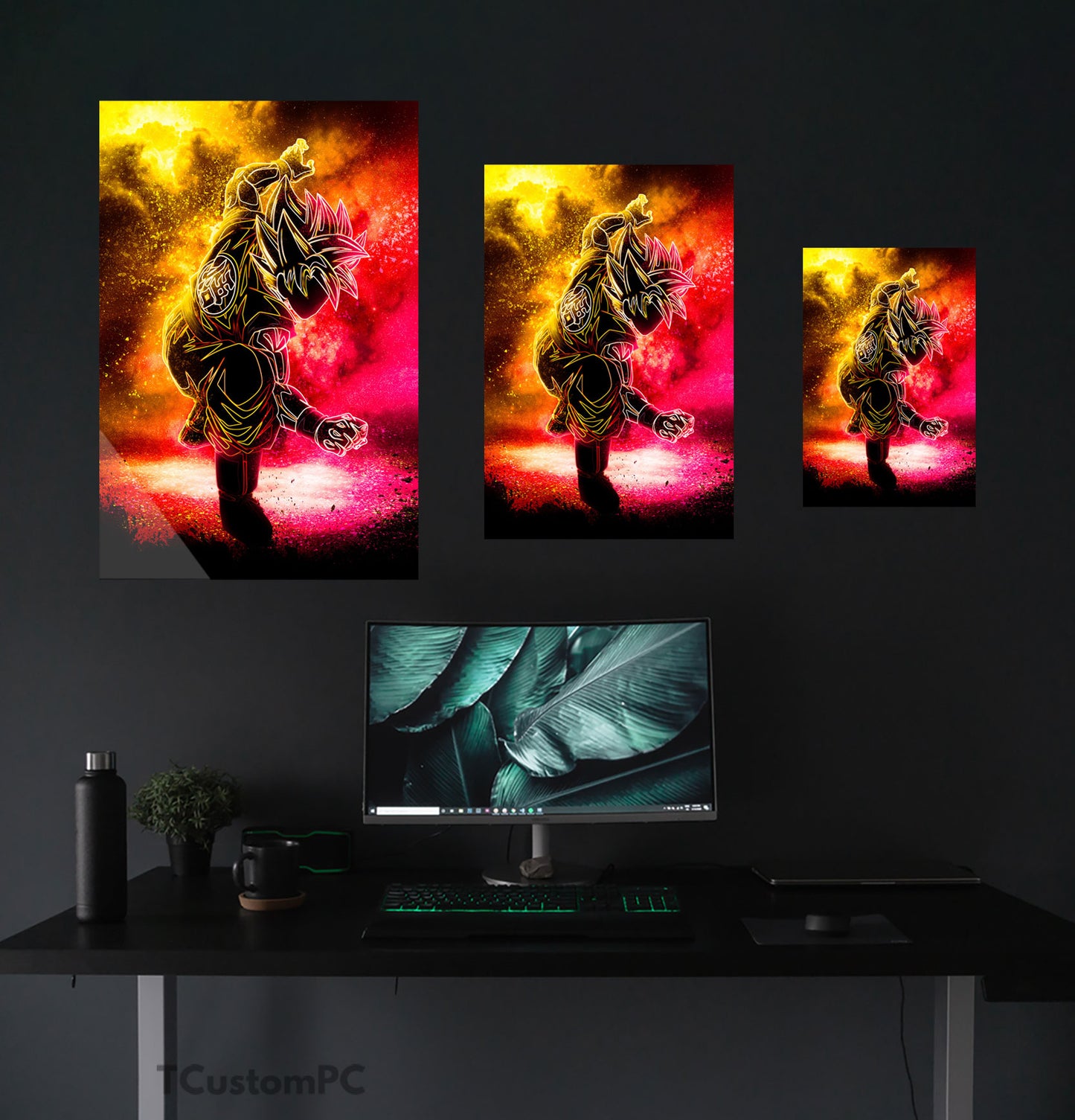 Pintura da Alma de Goku Super Saiyan