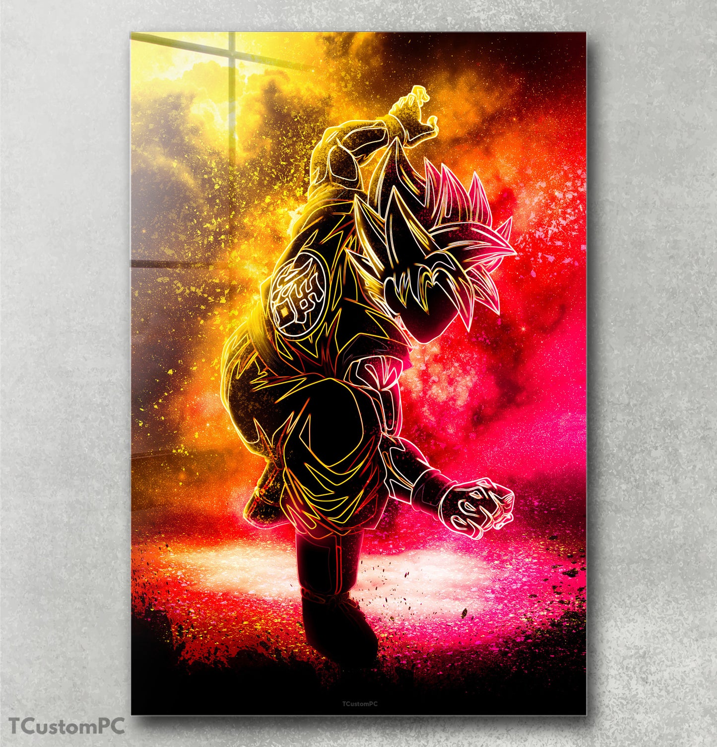 Soul of Goku Super Saiyan painting