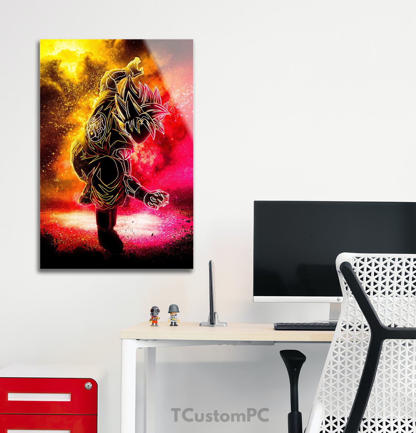 Pintura da Alma de Goku Super Saiyan