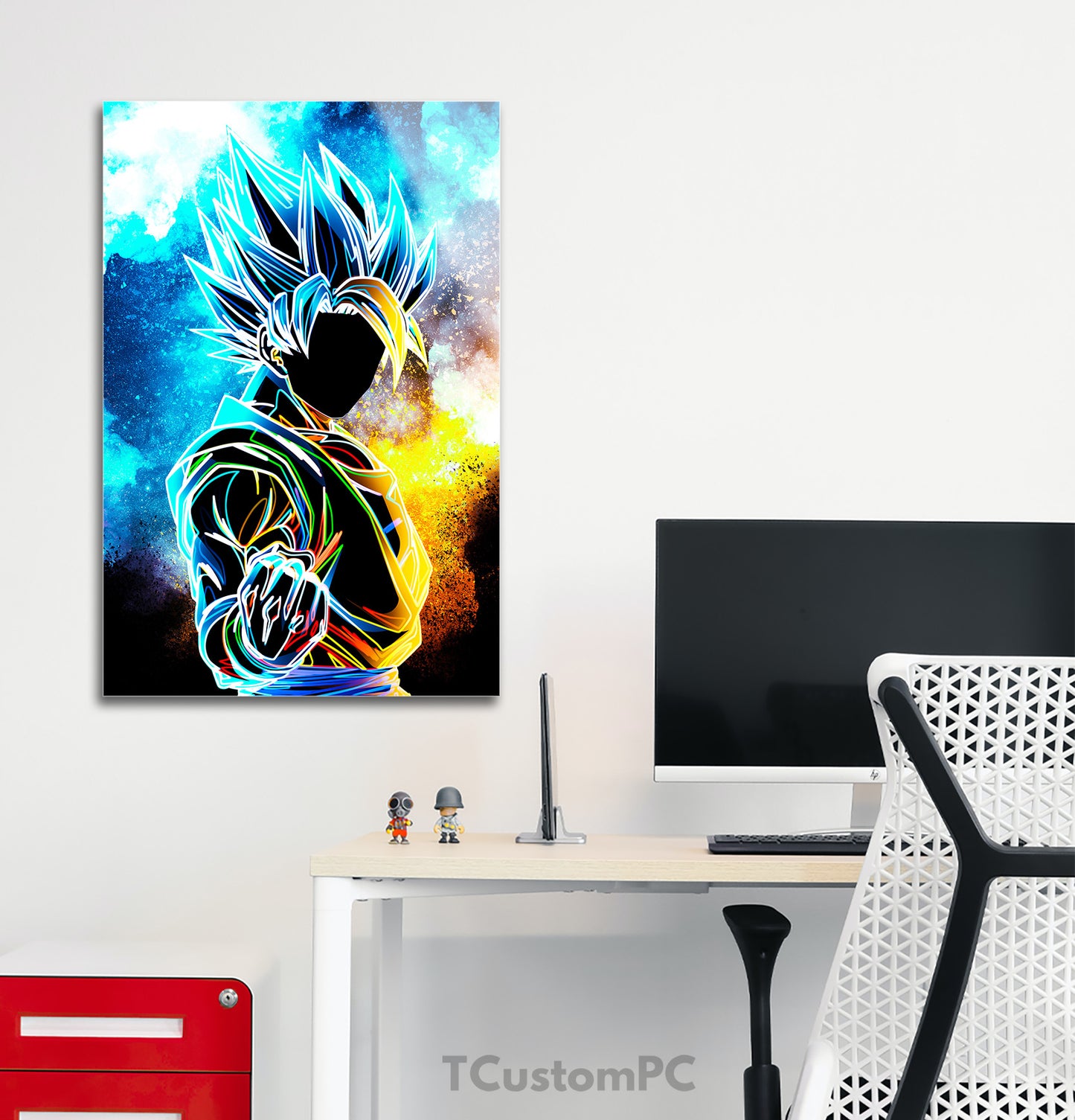 Soul of Goku Super Saiyan Blue painting