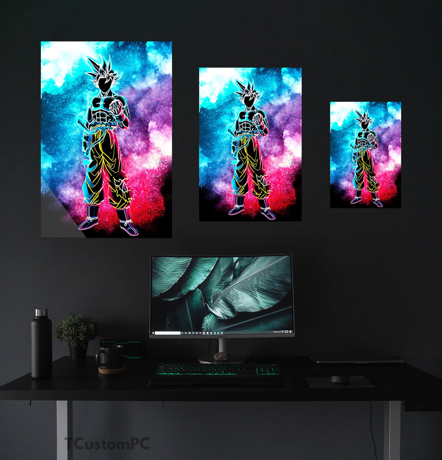 Pintura da Alma de Goku Super Saiyan Ultra Instinct 2