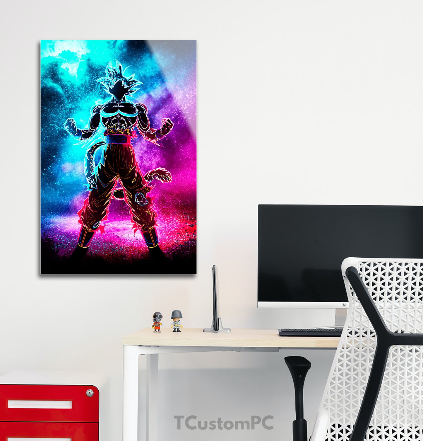 Pintura da Alma de Goku Super Saiyan Ultra Instinct