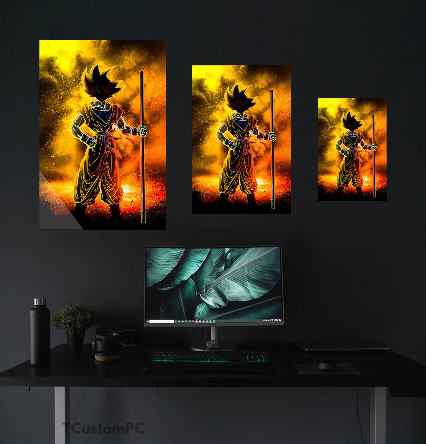 Pintura da Jovem Alma de Goku