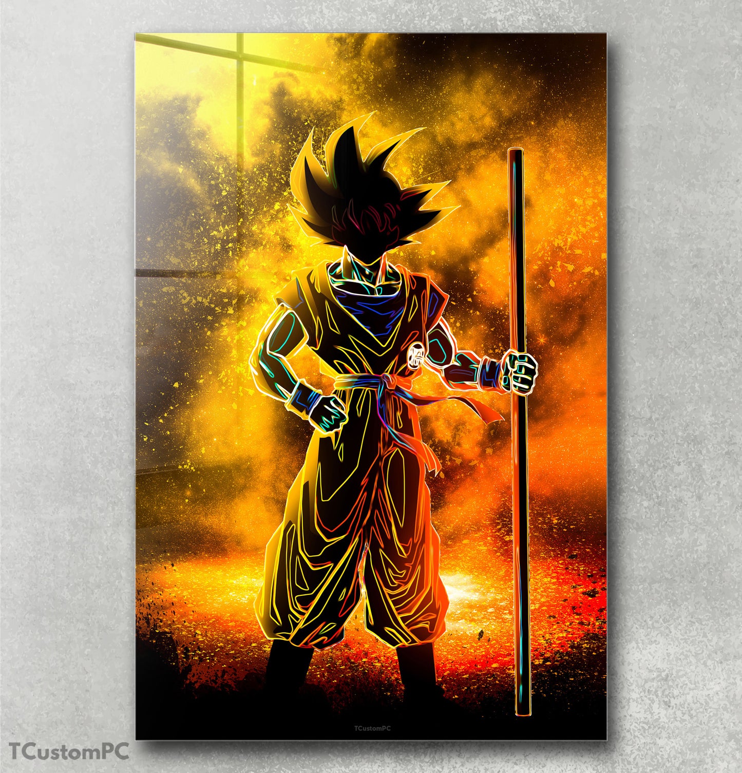 Pintura Alma jovem de Goku