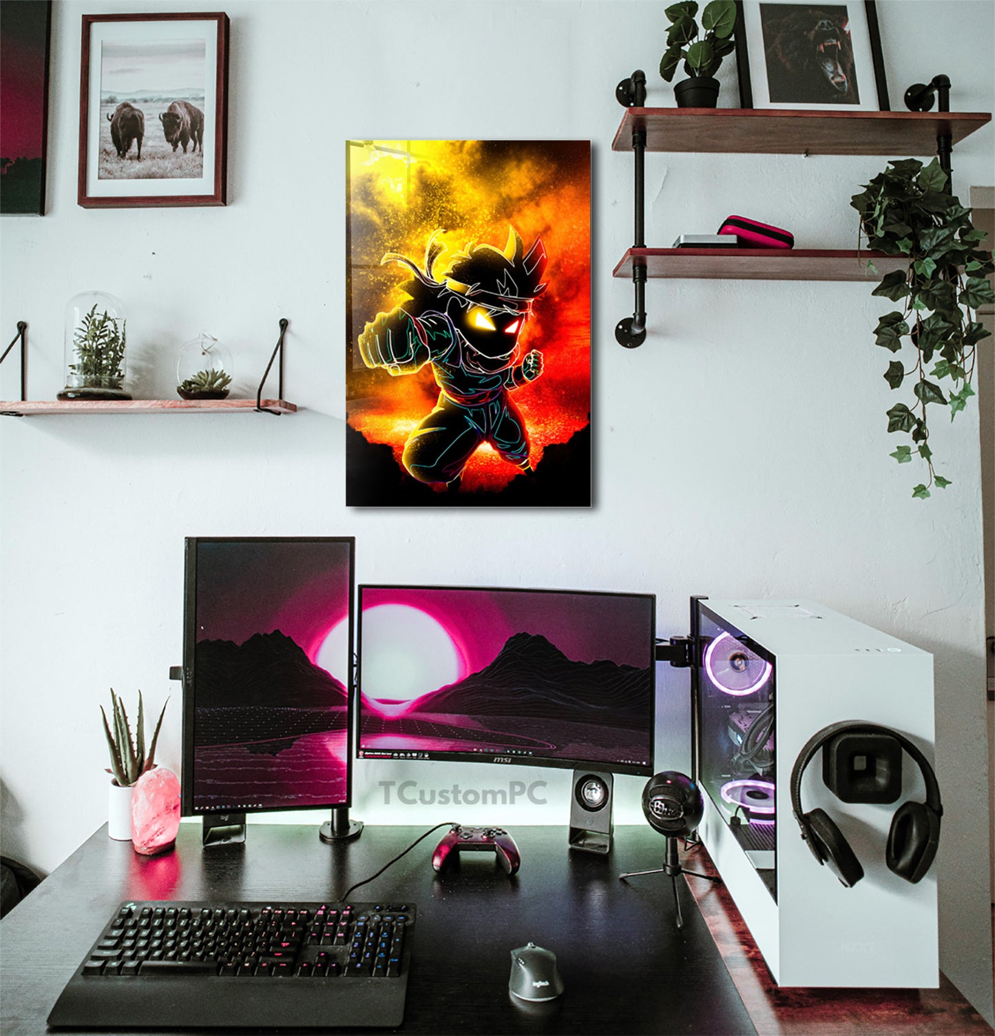 Soul of Kid Gohan painting