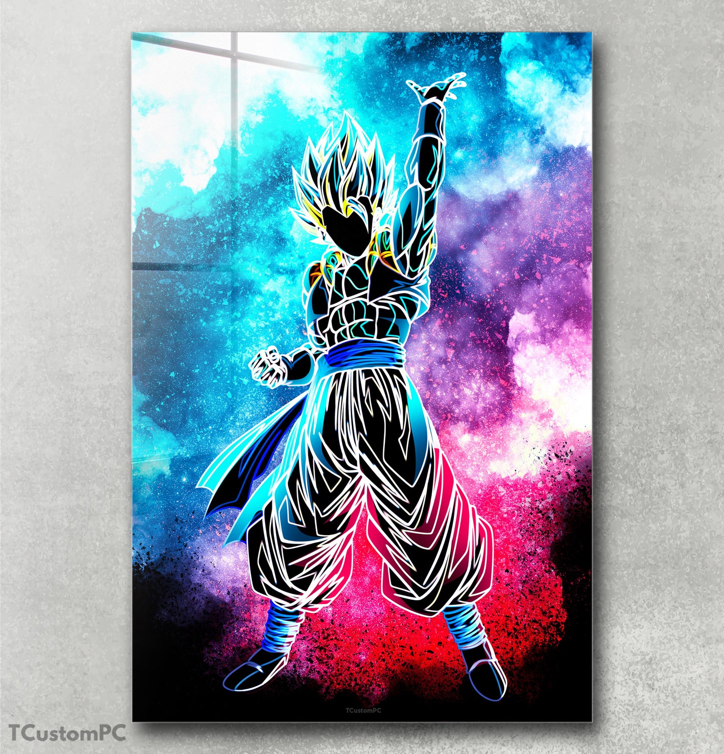 Pintura da alma de Super Gogeta Saiyan