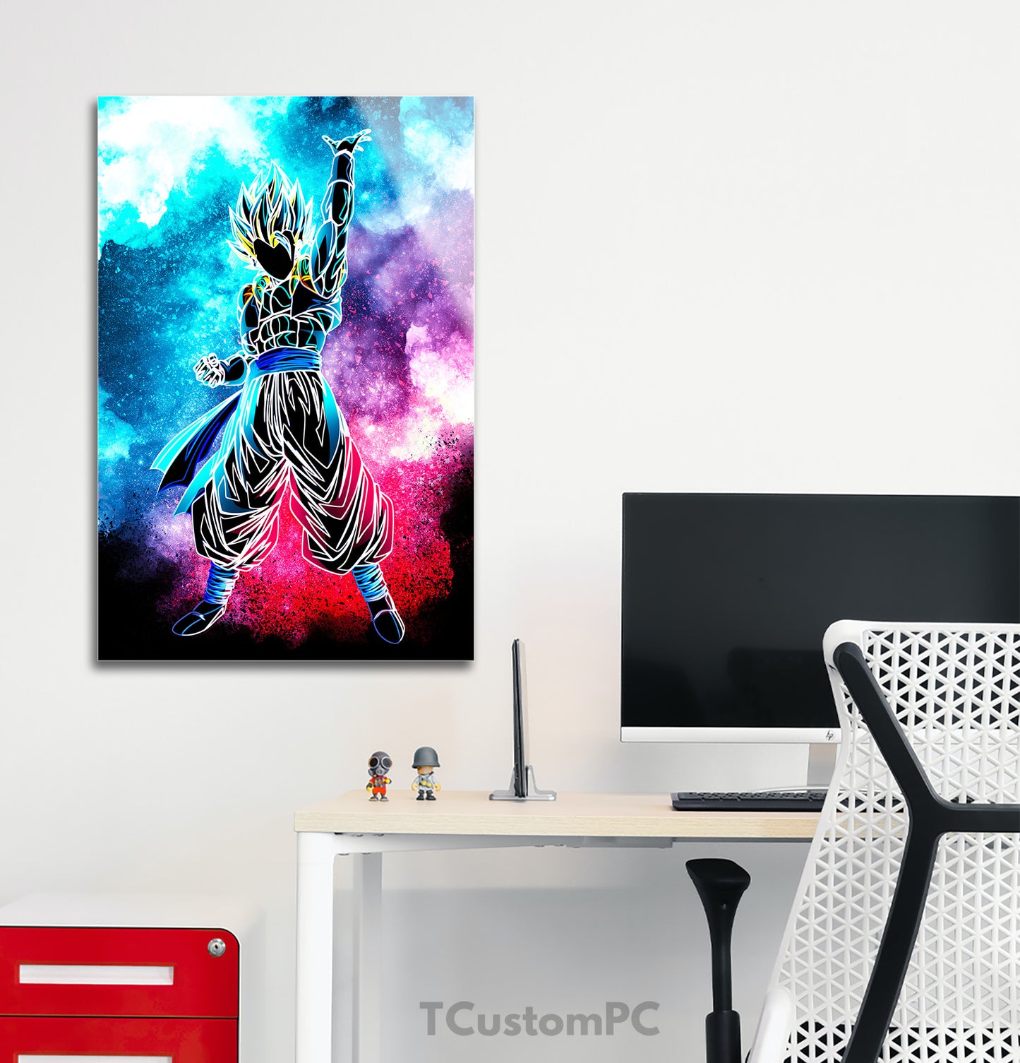 Pintura da alma de Super Gogeta Saiyan