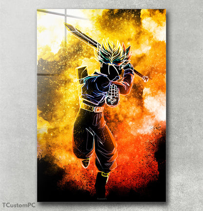 Pintura Soul of Trunks Saiyan grau 3