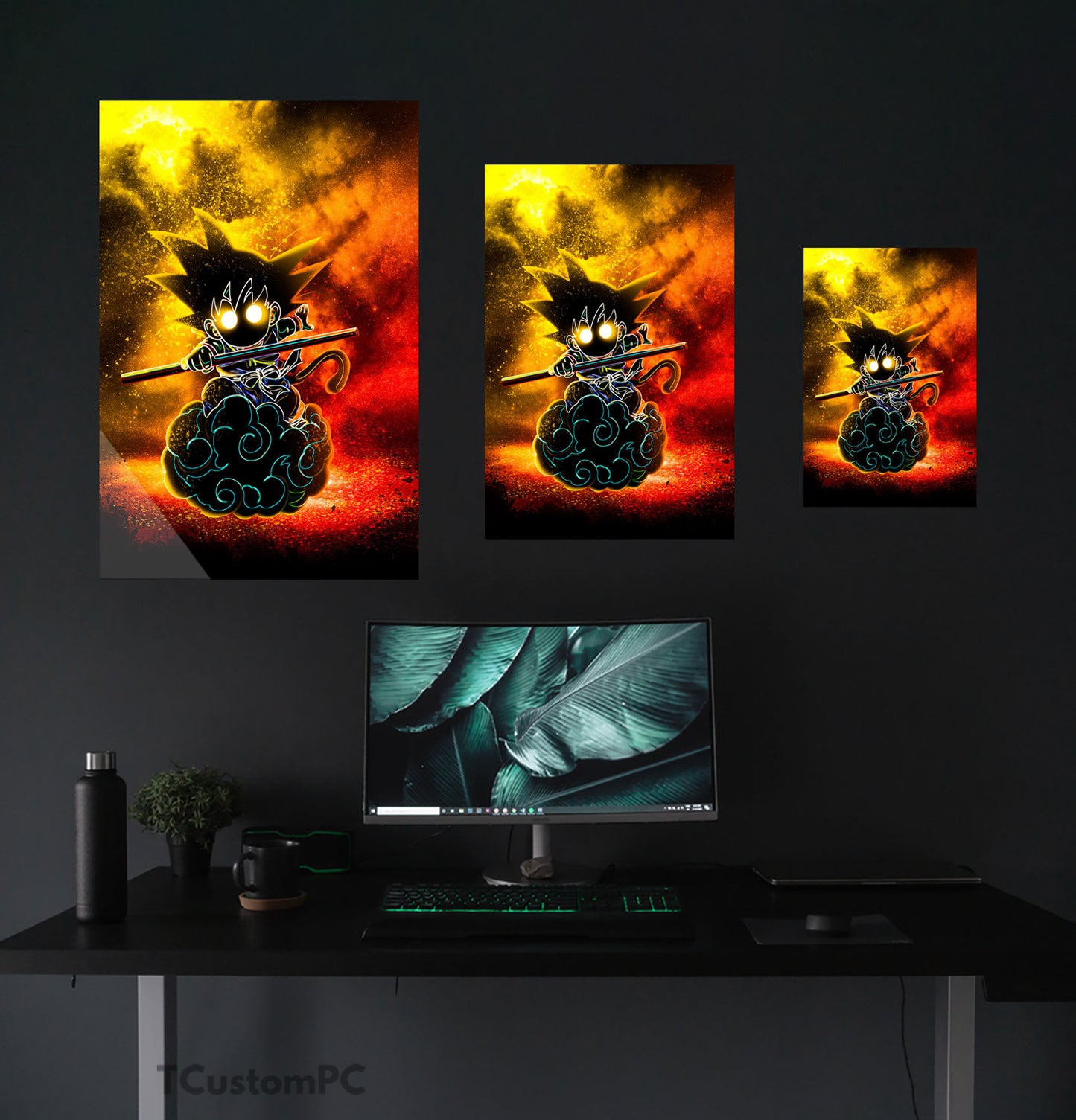 Pintura da alma de goku Cloud 2