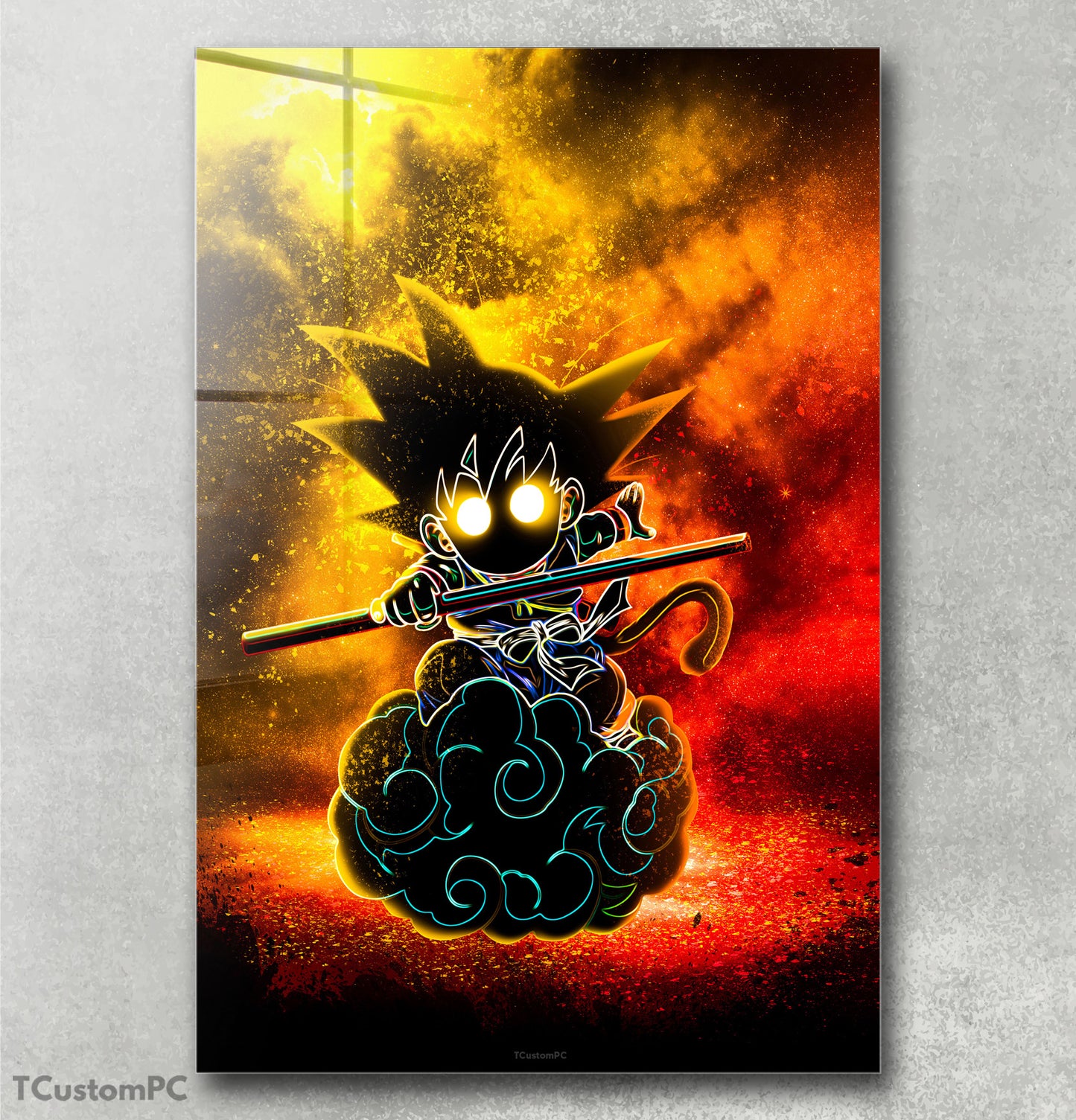 Pintura da alma de goku Cloud 2